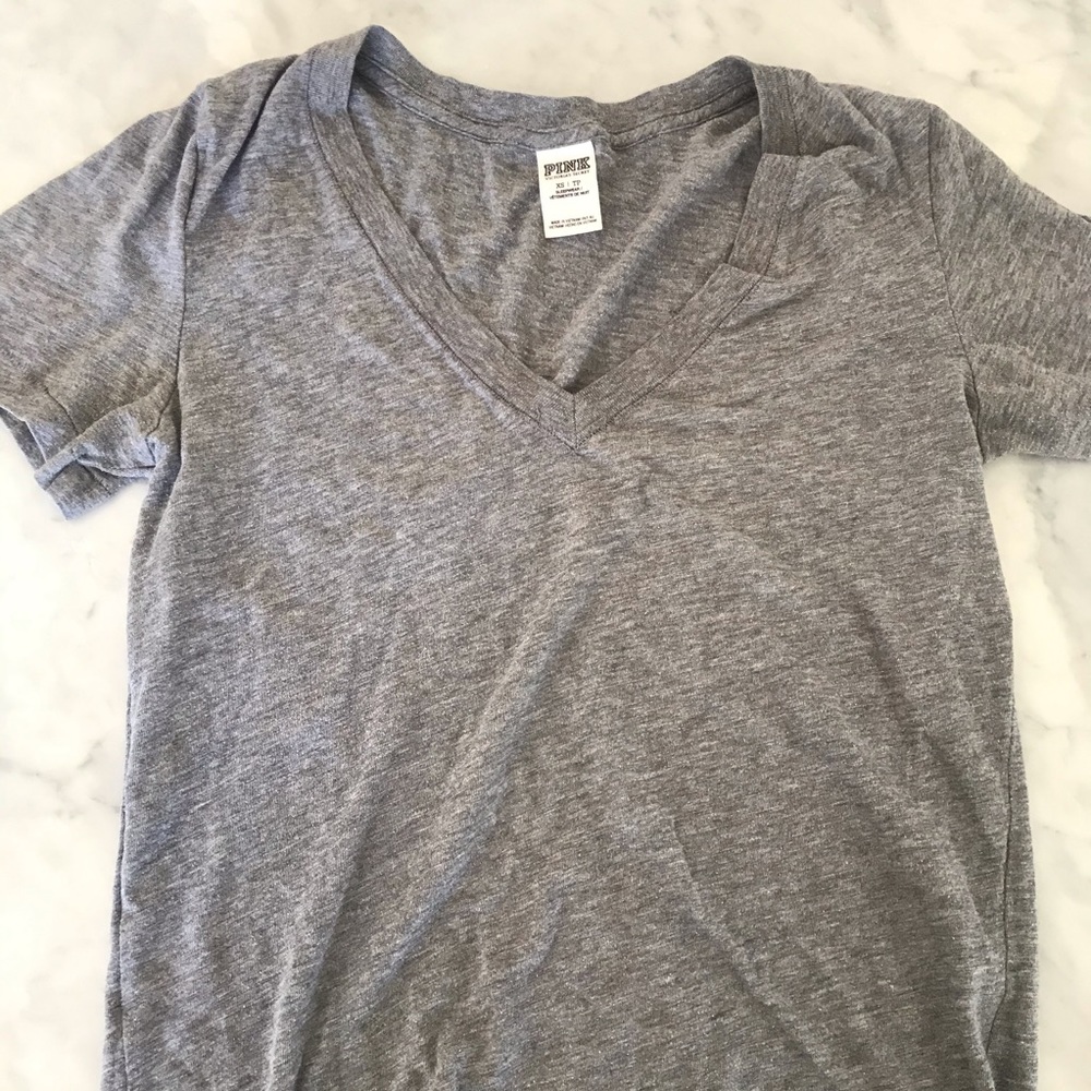 Pink VS V-neck